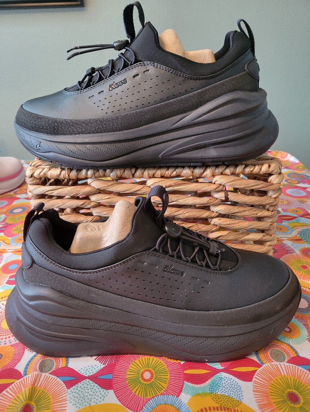 Clove Women's Forte 2 Sneakers Shoes All Black Option Size 10 New